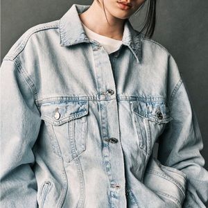 Sold out! Zara oversized denim jacket
